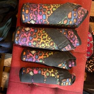 Party Cheetah Horse Splint/Bell Boots